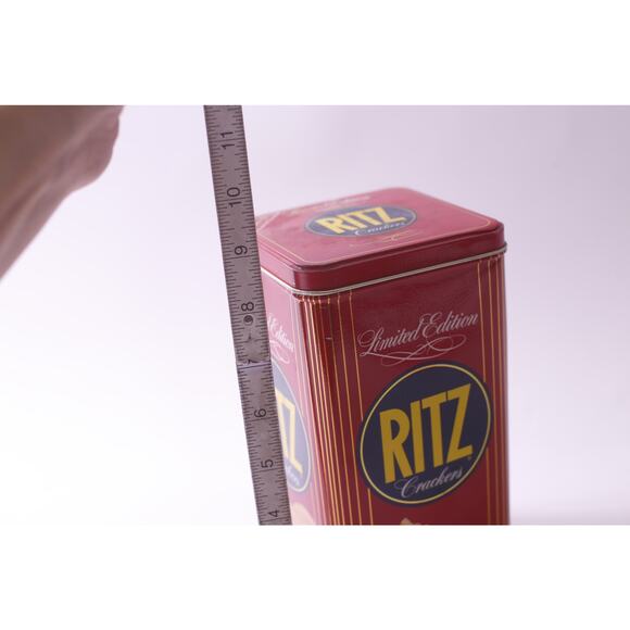 Nabisco, Ritz Crackers, Tin, Box, Retro, Small Container, Decor, ~ 250605-WH 310 - Picture 3 of 3
